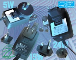 ITE and Medical Power Supplies with Interchangeable Blade meet RoHS Energy Star and California Energy Commission CEC Standards